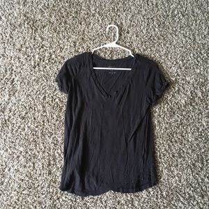 Black v-neck